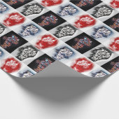 Belangrijkste cadeau voor Coon Collage Funky Trend Cadeaupapier (Hoek)