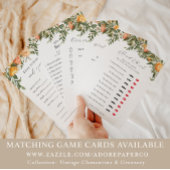 Belangrijkste citrusvruchten Hij zei: "Shower Game Kaart