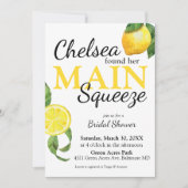 Belangrijkste drukkerij van de Bridal van de Lemon Kaart (Voorkant)