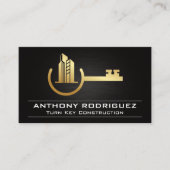 Belangrijkste eigenschappen Goud Metaal | Construc Visitekaartje (Voorkant)