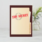 Belangrijkste geheime uitnodiging voor speciale fe (Staand voorkant)