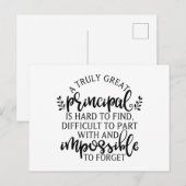 Belangrijkste ideeën op de dag van waardering briefkaart (Voorkant / Achterkant)