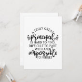 Belangrijkste ideeën op de dag van waardering kaart (Voorkant / Achterkant in situ)