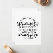 Belangrijkste ideeën op de dag van waardering notitiekaartje (Voorkant / Achterkant in situ)