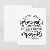 Belangrijkste ideeën op de dag van waardering notitiekaartje (Voorkant / Achterkant)