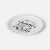 Belangrijkste ideeën op de dag van waardering papieren bordje (Gekanteld)