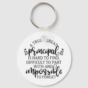 Belangrijkste ideeën op de dag van waardering sleutelhanger