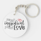 Belangrijkste ingrediënt is liefde Valentijn | But Sleutelhanger (Achterkant)