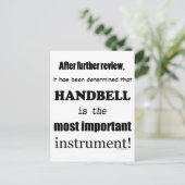 Belangrijkste instrument voor Handbell Briefkaart (Staand voorkant)