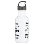 Belangrijkste instrument voor het maken van een ta waterfles  (Voorkant)