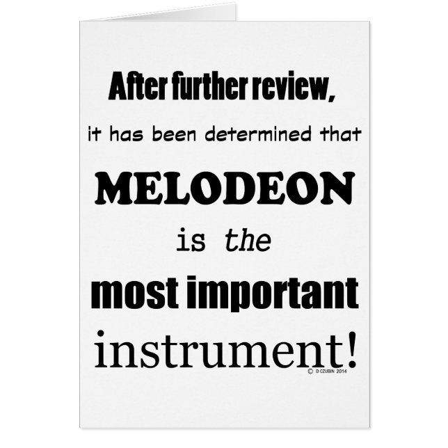 belangrijkste instrument voor Melodeon (Voorkant)