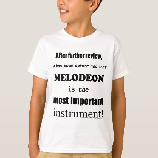 belangrijkste instrument voor Melodeon T-shirt (Voorkant)