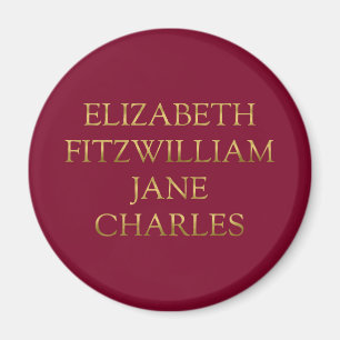 Belangrijkste kenmerken van Pride en Prejudice Magneet