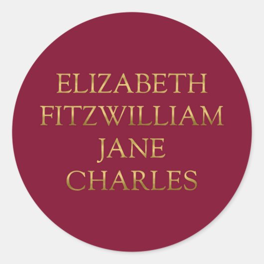 Belangrijkste kenmerken van Pride en Prejudice Ronde Sticker (Voorkant)