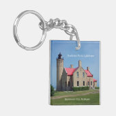 Belangrijkste keten makreelvuurtoren sleutelhanger (Voorkant Links)