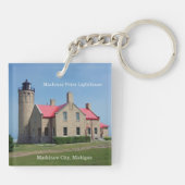 Belangrijkste keten makreelvuurtoren sleutelhanger (Achterkant)