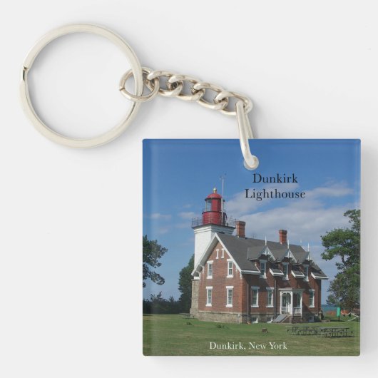 Belangrijkste keten van Dunkirk Lighthouse Sleutelhanger (Voorkant)