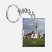 Belangrijkste keten van Whitefish Point Lighthouse Sleutelhanger (Voorkant Links)
