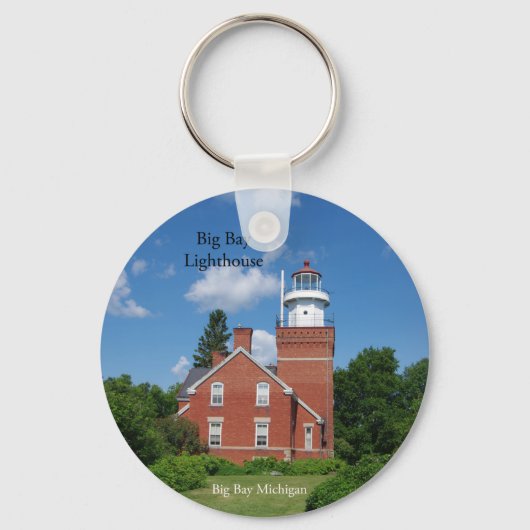 Belangrijkste ketting van Big Bay Lighthouse Sleutelhanger (Voorkant)