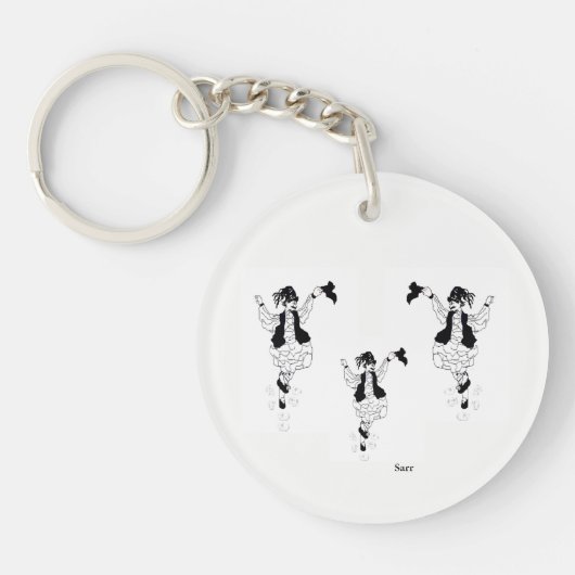 Belangrijkste ketting van de Griekse Evzone Sleutelhanger (Voorkant)