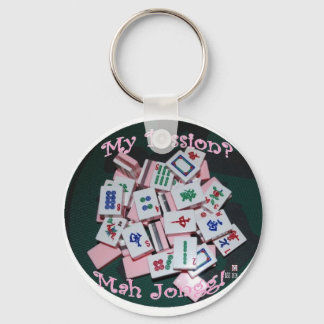 belangrijkste ketting van mah jongg sleutelhanger