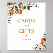 Belangrijkste knijpen citrus eucalyptus Kaarten en Poster (Voorkant)