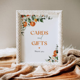 Belangrijkste knijpen citrus eucalyptus Kaarten en Poster