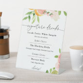 Belangrijkste knijpen Oranje handtekening Drinken  Reclamebord Met Voetstuk (Insitu)