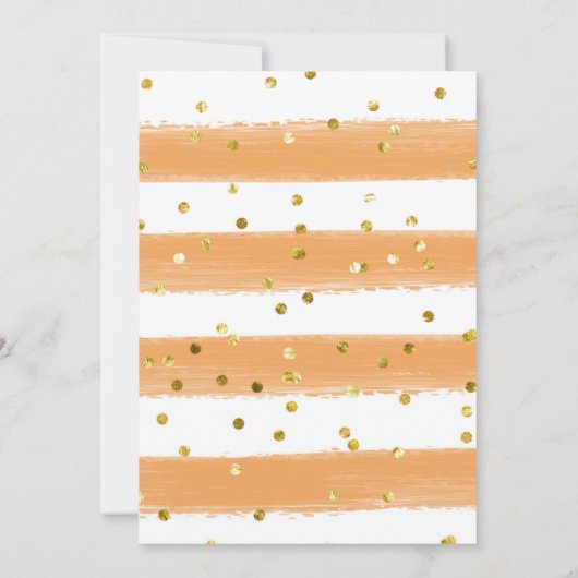 Belangrijkste knijpen Sinaasappel bruids douche ui Kaart (Achterkant)