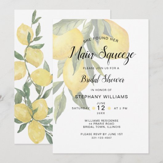 Belangrijkste knijpen Vrijgezellenfeest Feestdagenkaart (Voorkant / Achterkant)