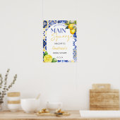 Belangrijkste knijpteken van het Vrijgezellenfeest Poster (Keuken)