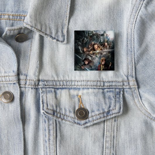 Belangrijkste kunst vierkante button 5,1 cm (In situ)