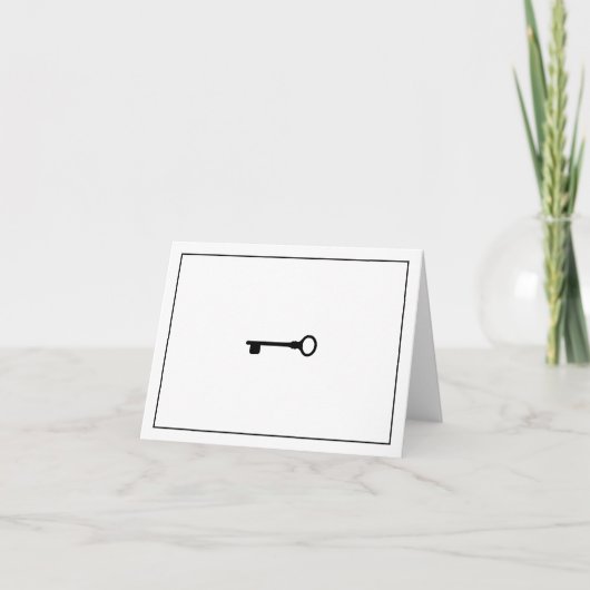 Belangrijkste minimalistische Kaart (Voorkant)