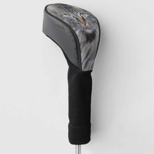 Belangrijkste muntkatten golfheadcover (Schuin)