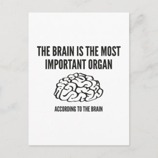 Belangrijkste orgaan briefkaart