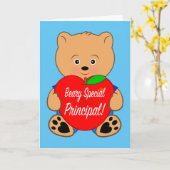 Belangrijkste Pensionering met Teddybeer en Apple Kaart (Gele Bloem)