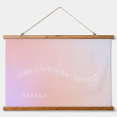 Belangrijkste personage energie pastel aura modern hangend wandkleed (Voorkant)
