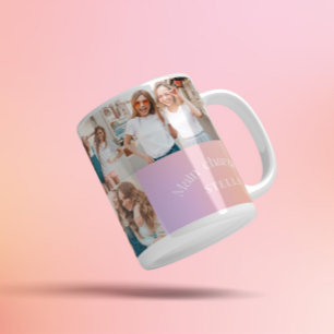 Belangrijkste personenenergie pastel aura moderne  koffiemok