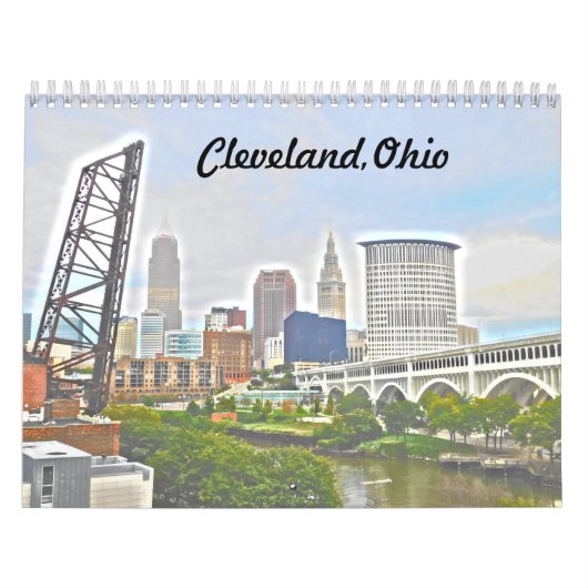 Belangrijkste punten: Cleveland Ohio Calendar Kalender (Hoes)