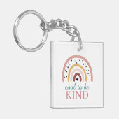 Belangrijkste ring - Regenboogkool om te vinden Sleutelhanger (Voorkant Links)