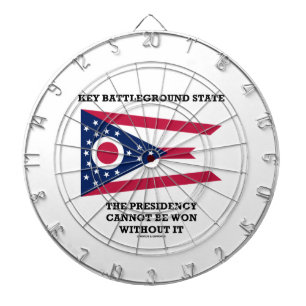 Belangrijkste slagveld: staatsvoorzitterschap Ohio Dartbord