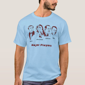 Belangrijkste spelers van de theorie van de cel t-shirt