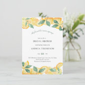 Belangrijkste squeeze | Citrus | Citroen Vrijgezel Kaart (Staand voorkant)