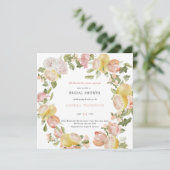 Belangrijkste squeeze | Citrus | Roze Bloemen Vrij Kaart (Staand voorkant)