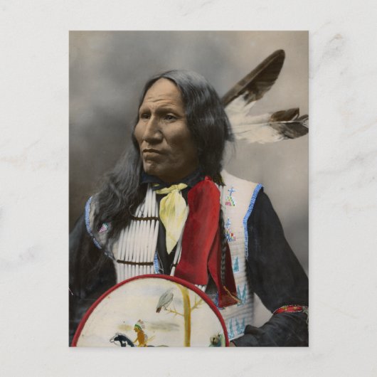 Belangrijkste stakingen met neus, Oglala Sioux 189 Briefkaart (Voorkant)