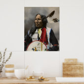 Belangrijkste stakingen met neus, Oglala Sioux 189 Poster (Keuken)