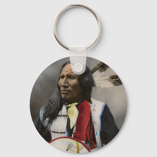 Belangrijkste stakingen met neus, Oglala Sioux 189 Sleutelhanger (Voorkant)
