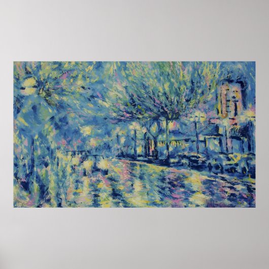 BELANGRIJKSTE STREET RAINY NACHT POSTER (Voorkant)