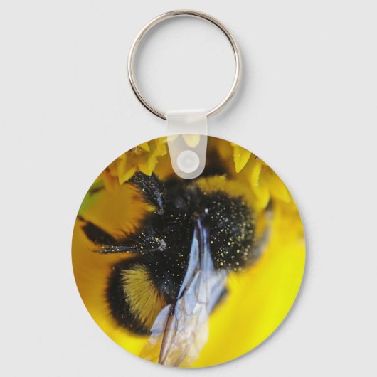 Belangrijkste supporter grote hommel sleutelhanger (Voorkant)