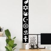 BELANGRIJKSTE SYMBOLEN VAN DE WERELDVERBAND POSTER (Thuiskantoor)